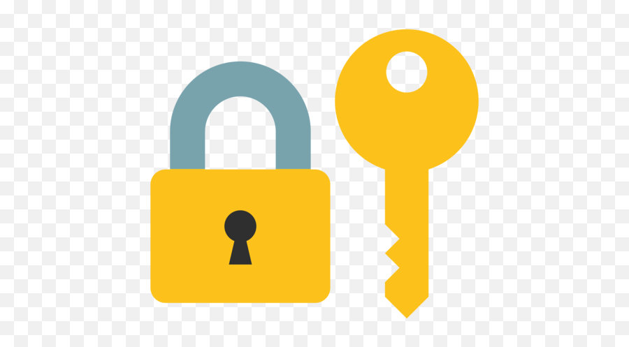 Locked With Key Emoji - Animated Lock And Key,Lock Emoji