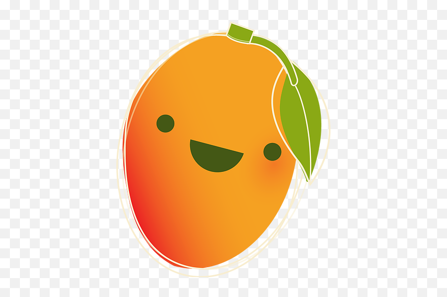 Yellofruit - Circle Emoji,Mango Emoticon
