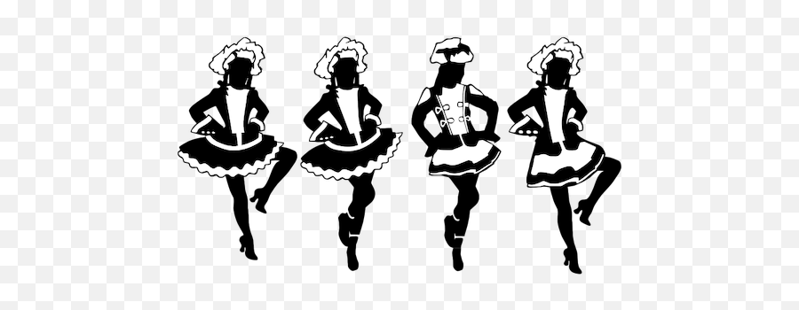 Dancing Women - Retro Ladies Vector Gif Emoji,Dancing Lady Emoji Costume