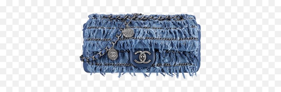 New Denim Handbags By Chanel U2013 Orta Blu - Chanel Denim Flap Emoji,Hit The Woah Emoji