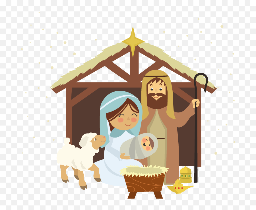 Nativity - Nativity Merry Christmas Emoji,Nativity Emoji