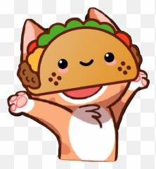 Tacocat - Bluefox Sticker By Taco Bell 4 Life Kawaii Taco Emoji,Taco Bell Emoji