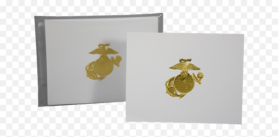 White Notecards With Gold Embossed Ega - Cartoon Emoji,Anchor Emoticon