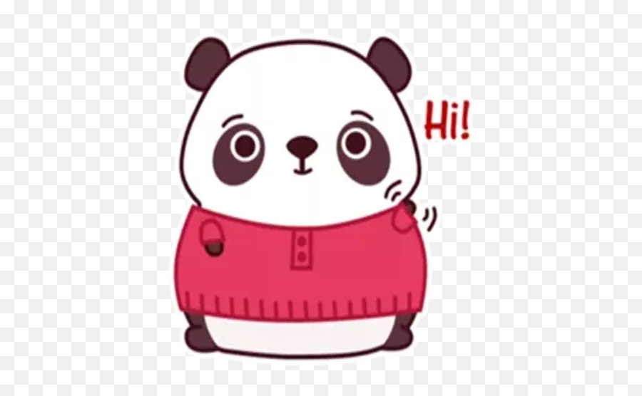 Cute Panda Sticker - Wastickerapps Apps On Google Play Stiker Panda Cinta Emoji,Cuddle Emoji Android