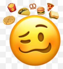 Food Sticker - Woozy Face Emoji Png