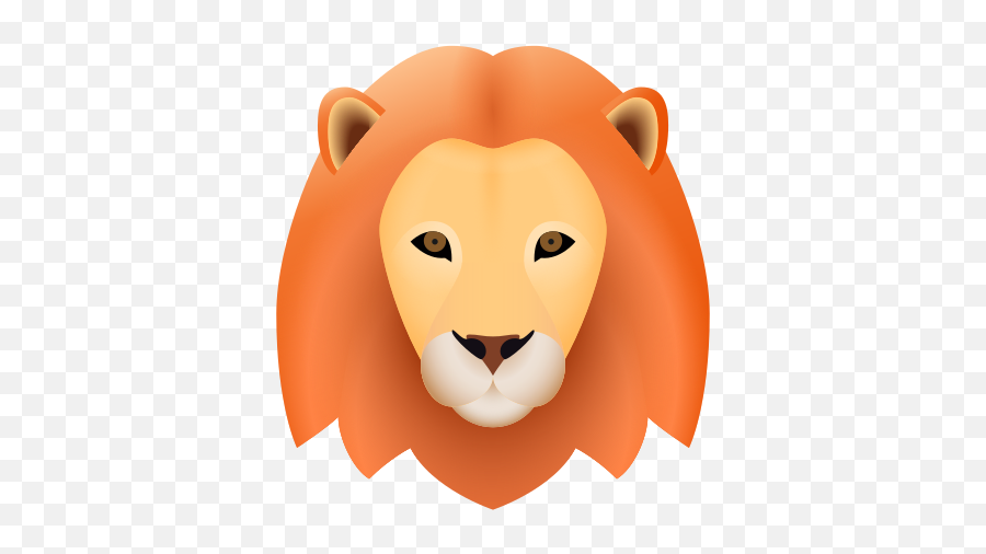 Leone Icona - Download Gratuito Png E Vettoriale Big Emoji,Lion Emoji