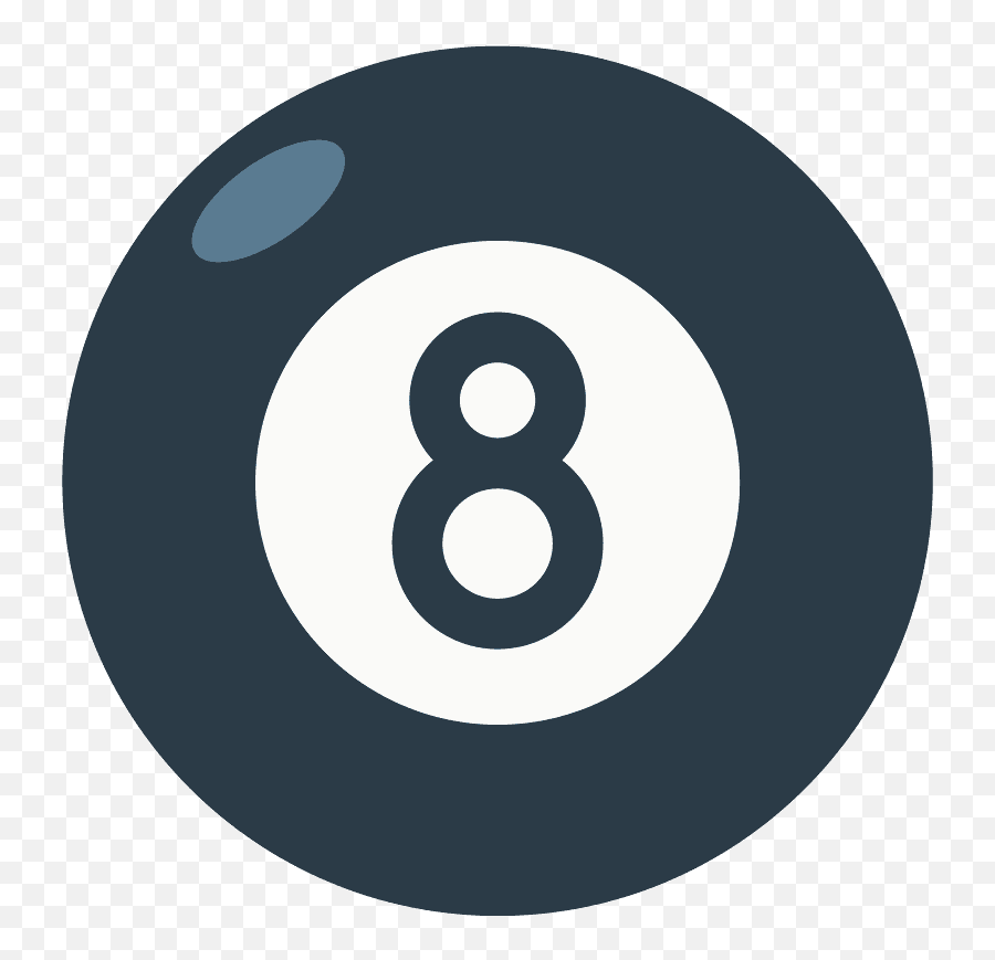 Pool 8 Ball Emoji Clipart Free Download Transparent Png - Respondus Logo,Crystal Emoji