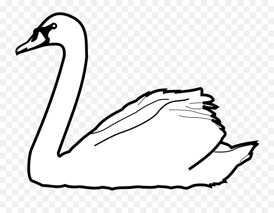 Swans Drawing At Getdrawings - Cygne Blason Emoji,Swan Emoji