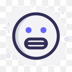 Grimacing Emoji Icon Of Colored Outline - Kryptic Minds