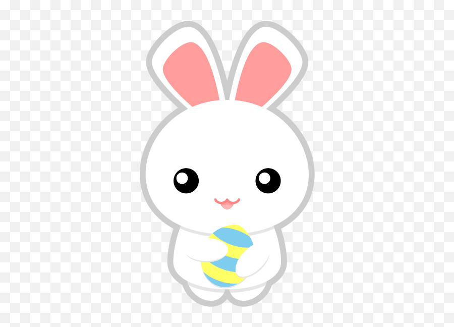 Easter Bunny Head Clipart - Cute Easter Bunny Clipart Emoji,Easter Emoji