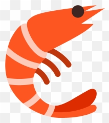 Collection Of Free Shrimp Vector Gambar - Shrimp Icon Png Emoji,Shrimp Emoji