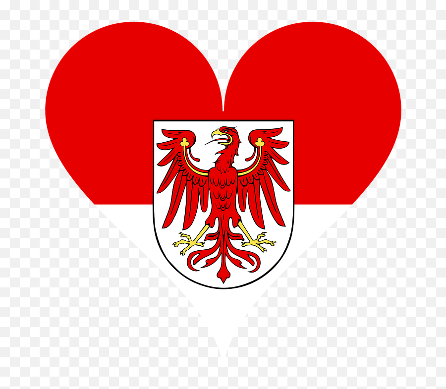 Heart Love Brandenburg - Flagge Brandenburg Emoji,Turkish Flag Emoji