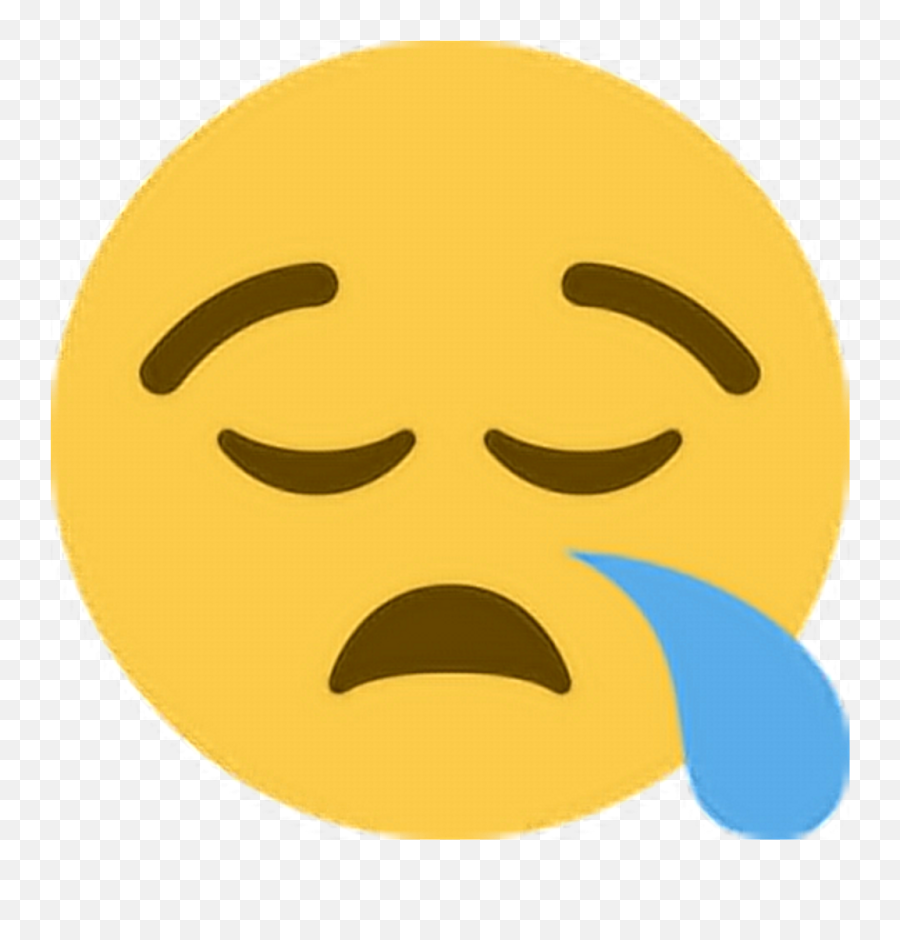 Tsk Frown Unhappy Sad Upset Freetoedit - Transparent Background Sleeping Emoji,Upset Emoji