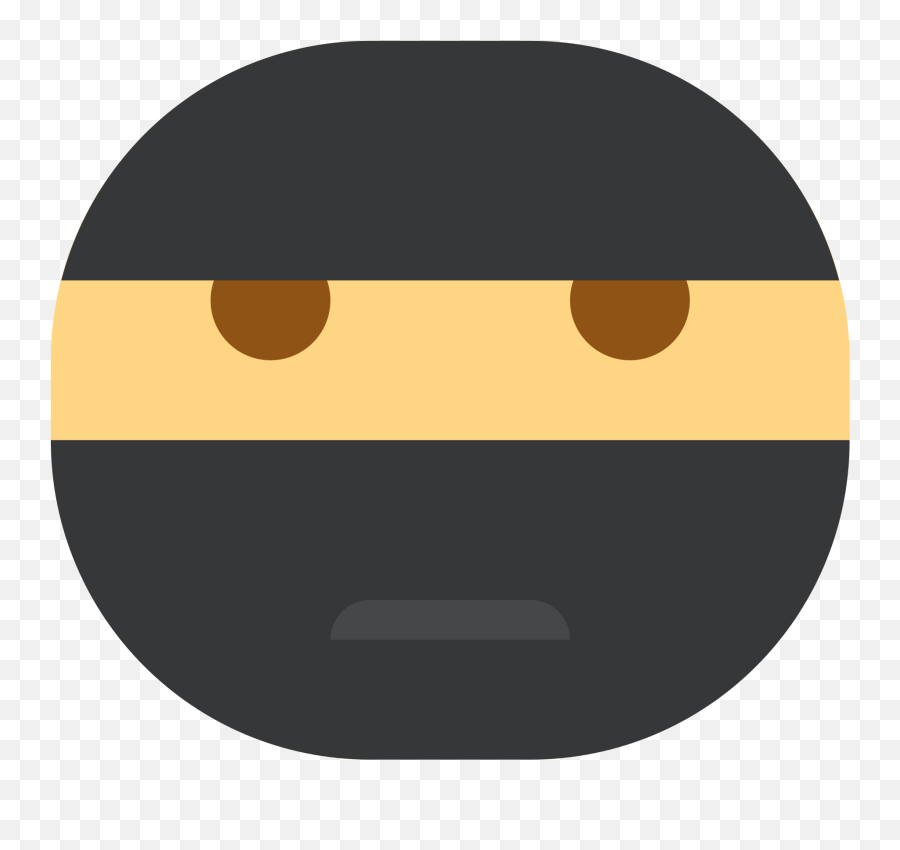 Ninja Face Png Picture - Circle Emoji,Ninja Emoticon