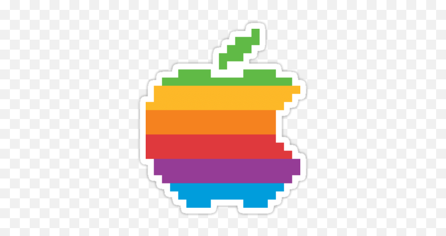 Apple 8 - Sans Blue Eye Transparent Emoji,8 Bit Emoji