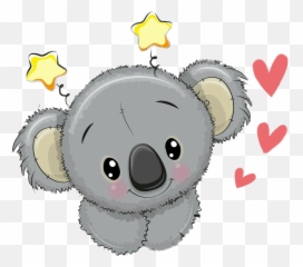 Cutiepie Koala Bear Topstickers - Gambar Sketsa Koala Emoji,Koala Bear Emoji