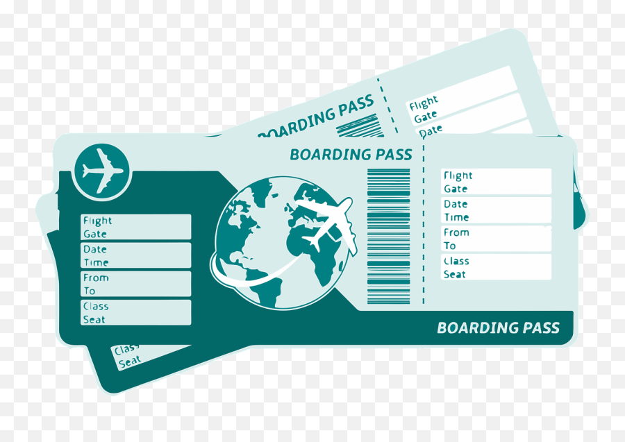 Pass Abordad Travel Tickets Family - Travel Ticket Template Emoji,Car Man Ticket Emoji