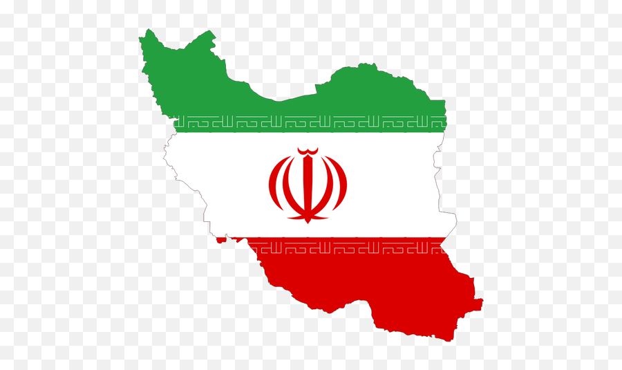 Iran Flag And Map - Iran Flag Map Transparent Emoji,Cuban Flag Emoji