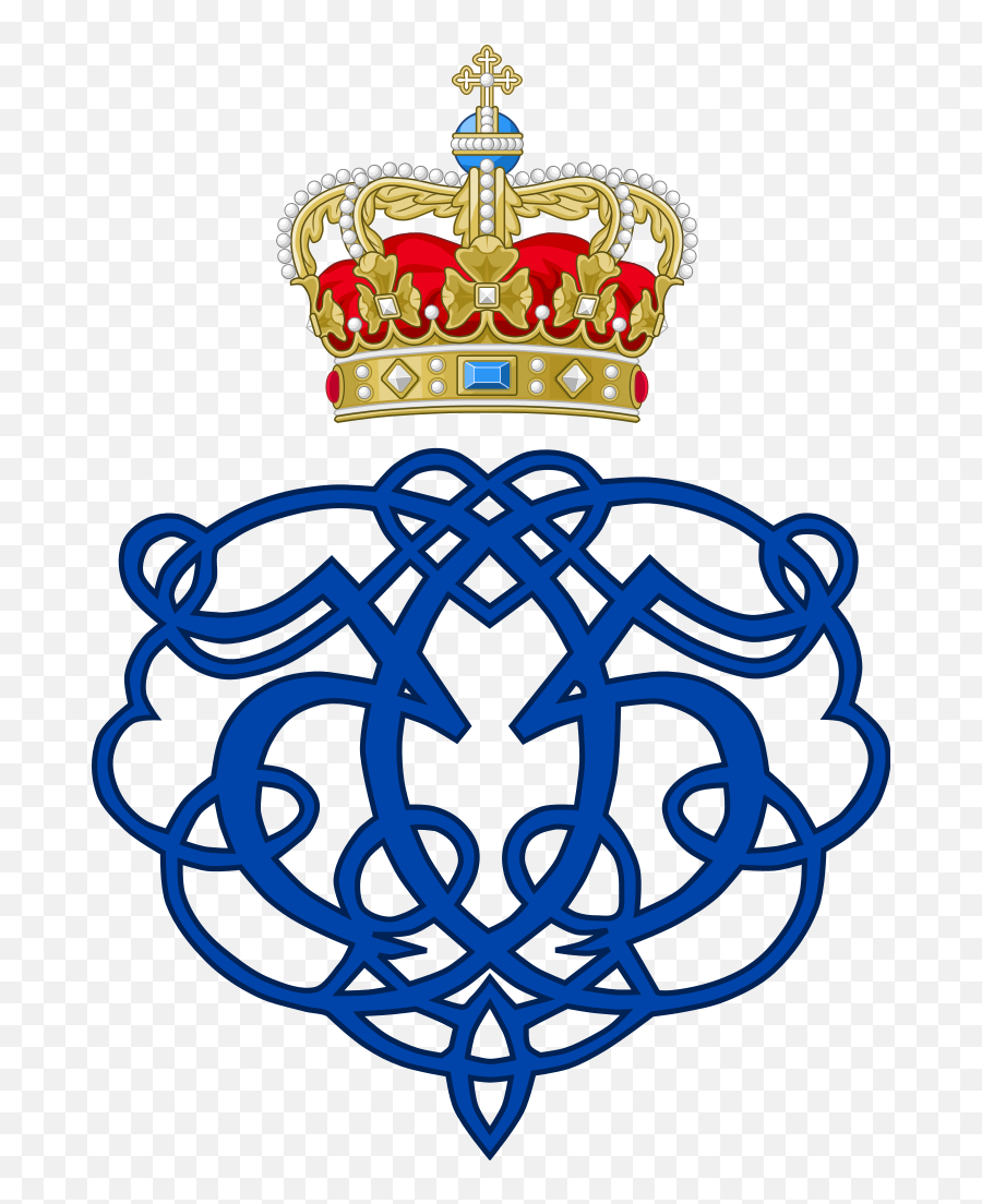 Royal Monogram Of King Christian V - Frederick Vii Royal Monogram Emoji,Christian Emoticons For Texting