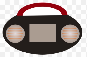 Radio Cassette Player Vector Image - Cd Player Png Clipart Emoji,Radio House Emoji