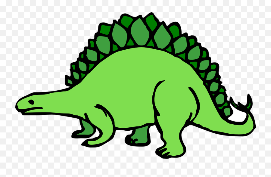 Dinosaur Stegosaurus Ancient - Stegosaurus Clipart Emoji,T Rex Emoji