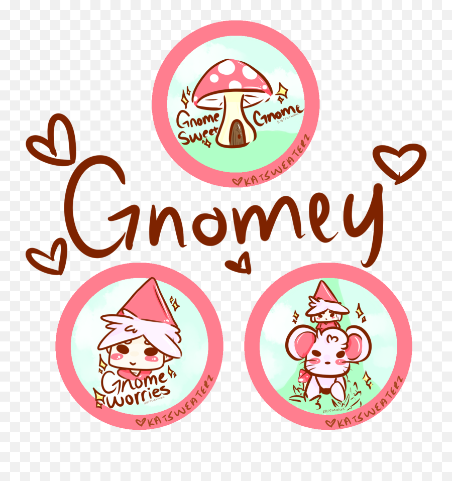 Gnome Buttons Perfectly Pastel Online Store Powered - Clip Art Emoji,Gnome Emoji