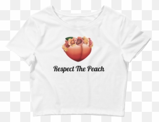 Respect The Peach Crop Topwider Collar - Vans Shirts Tops Emoji
