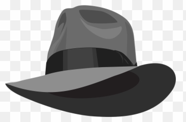 Fedora Hat Fashion - Illustration Emoji,Witch Hat Emoji
