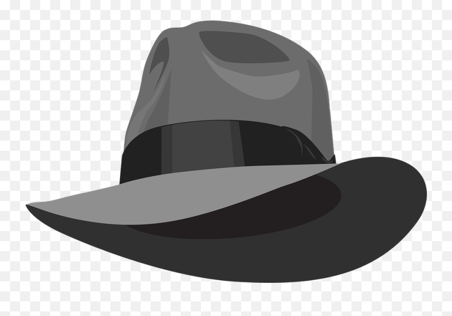 Fedora Hat Fashion - Illustration Emoji,Witch Hat Emoji.