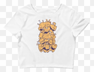 Womenu2019s Funny Emoji Faces Crop Top -