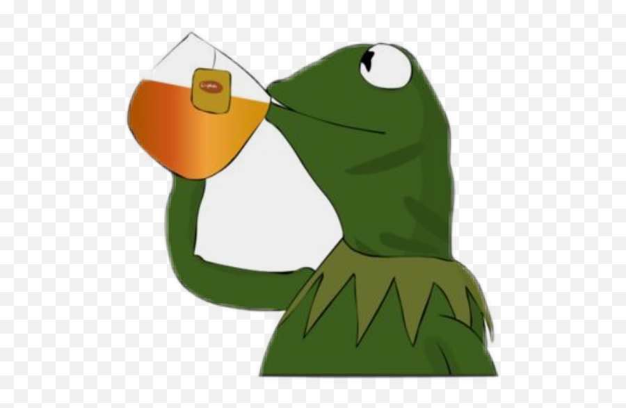 Kermit Tea Tumblr Vsco Meme - Redbubble Printable Aesthetic Stickers Emoji,Kermit Emoji