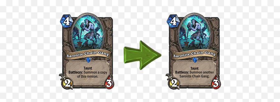 Hearthstone Announces Five Card Nerfs - Hearthstone Saronite Chain Gang Emoji,Minion Emoji For Iphone