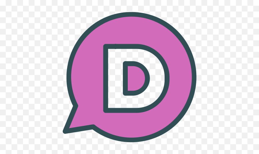 Circle Letter D Single Chat Brand Icon - Icon D Png Emoji,Steam Letter Emoticons