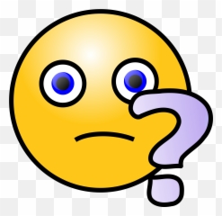 Free Question Face Cliparts Download - Emoji Mark