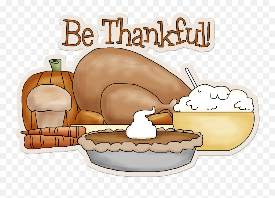 People Thankful Clipart - Grateful For Food Clipart Emoji,Be Thankful Emoji