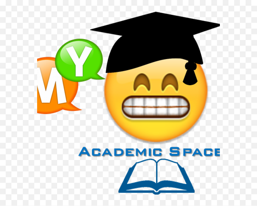 My Academic Space On Vimeo - Academic Dress Emoji,Graduation Emoticon