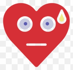 Heart Neutral Shock Surprise Icon - London Underground Emoji
