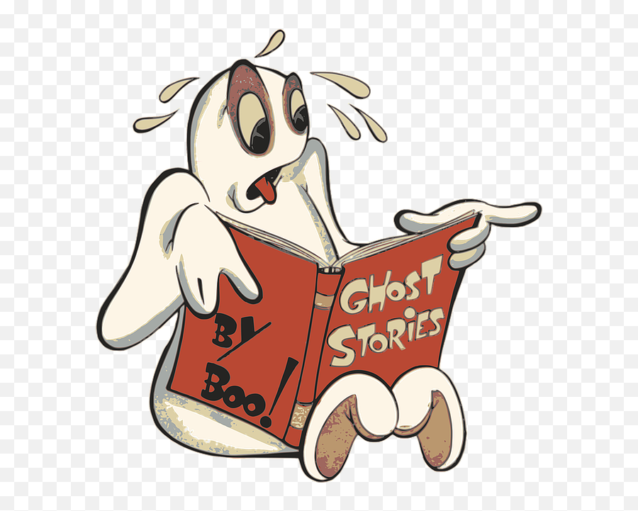 Halloween Ghost Book - Halloween Reading A Book Emoji,Ghost Book Emoji