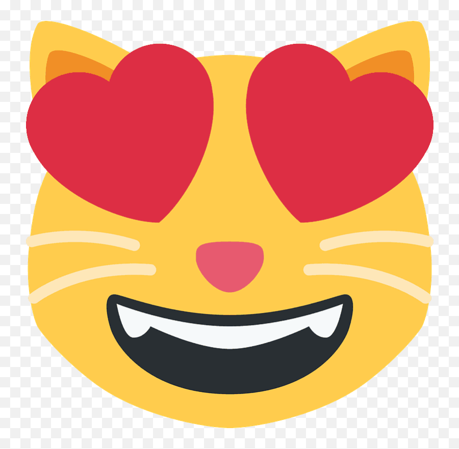 Cat With Heart - Cat Heart Eye Emoji,Heart Face Emoticon