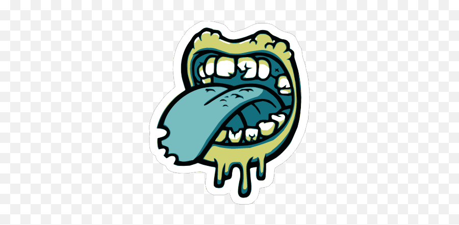Gtsport Decal Search Engine - Zombie Mouth Illustration Emoji,Green Tongue Emoji
