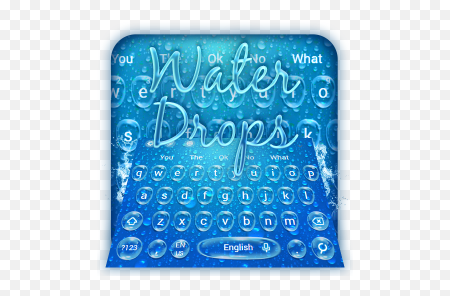Glass Water Drops Keyboard Theme U2013 Apps On Google Play - Dot Emoji,Water Splash Emoji