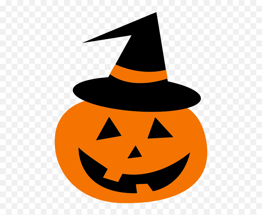 Halloween Pumpkin With Hat Free Svg File - Svgheartcom Witch Hat Pumpkin Carving Emoji,Swirly Eyes Emoji