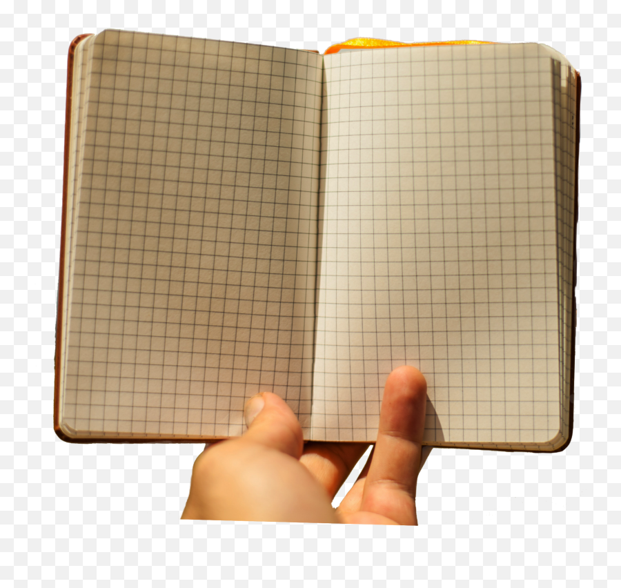 Hand Holding Notebook Book Paper Page - Horizontal Emoji,Find The Emoji Notebook