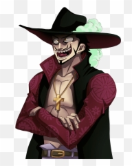 Derp Mihawk Render and signature - One Piece Smile Emoji