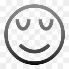 Classic Emoticons Relieved Face Icon - Happy Emoji