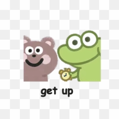 Cute Get Up Png Emoji Image