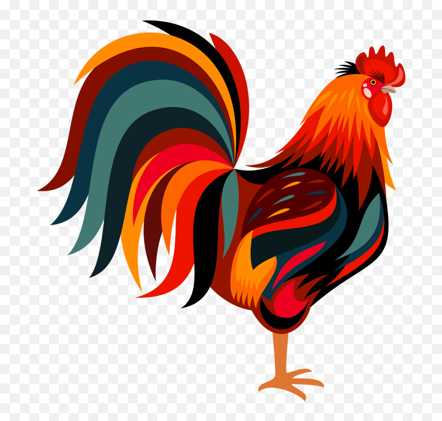 Muscle Clipart Rooster Muscle Rooster - Rooster Clipart Png Emoji,Hand Rooster Emoji