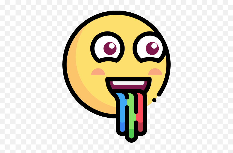 Vomiting Emoji Png Icon - Icon,Binoculars Emoji