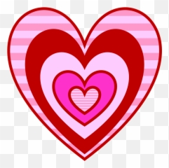 Pink Valentines Hearts - Red And Emoji