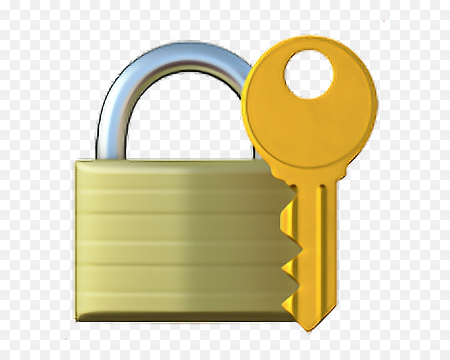 Lock With Key Emoji Lock Key Emoji Emoticon Iphon - Lock Emoji Transparent,Lock Emoji